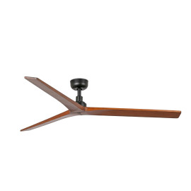 Ventilateur de plafond KLIM L noir et noyer