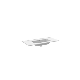 Plan vasque Aquance - 1 vasque - 61 cm - Blanc brillant
