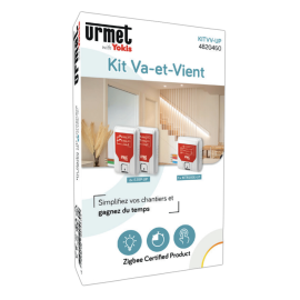 Kit Radio Zigbee va et vient Urmet with Yokis - 500W - Gamme UP