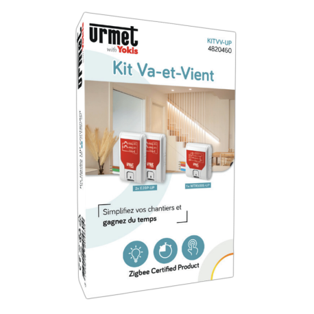 Kit Radio Zigbee va et vient Urmet with Yokis - 500W - Gamme UP