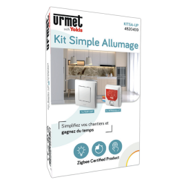 Kit Radio Zigbee simple allumage Urmet with Yokis - 500W - Gamme UP