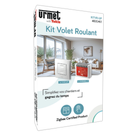 Kit Radio Zigbee volet roulant Urmet with Yokis - 500W - Gamme UP