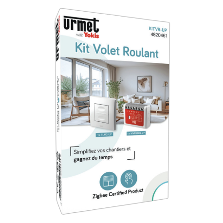 Kit Radio Zigbee volet roulant Urmet with Yokis - 500W - Gamme UP