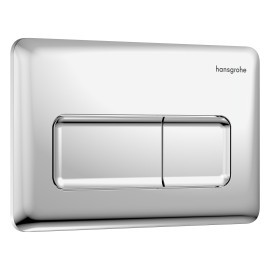 Plaque de commande chromé iFrame Original Q pour double chasse d'eau