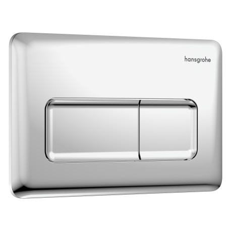 Plaque de commande chromé iFrame Original Q pour double chasse d'eau