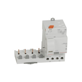 Bloc diff adaptable automatique DX3 pour disj 1 module/pôle 4P 40A typeAC 300mA