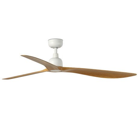 Ventilateur de plafond OUTWOOD L blanc et chêne moteur DC