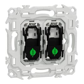 Double Va-et-Vient / Interrupteur / Poussoir Odace Schneider Electric - Avec neutre - 10AX - Sans enjoliveur