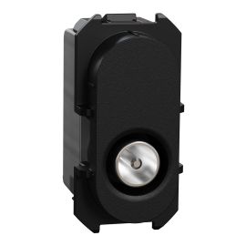 Module prise TV Odace Schneider Electric - Sortie Coaxiale - Avec enjoliveur - Noir