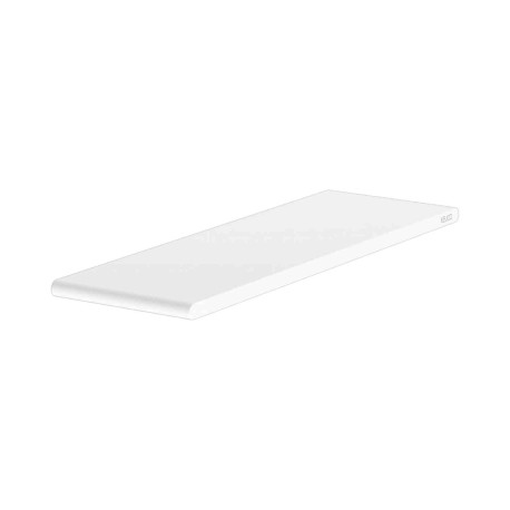 Tablette de douche murale Aveno - Rectangulaire - A visser ou à coller - Blanc