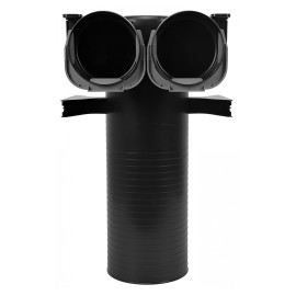 Adaptateur pour bouche en circulaire D125 mm gamme PLUGGIT CIRCULAIRE