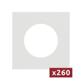 Pack de 260 plaques Odace Schneider Electric - 1 poste - Blanc
