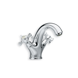 Robinet mélangeur lavabo Chambord rétro chromé