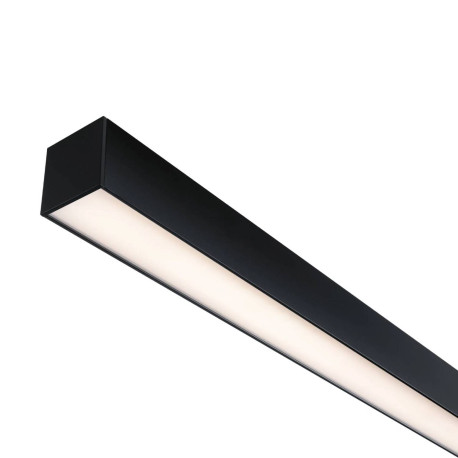 Canal lumineux Linion - Droit - 1m - 17W - 3000K - 24V - Noir