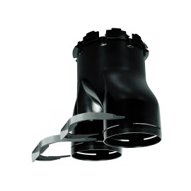 Réduction conique RED 90/125 S&P Unelvent Ø 90-125mm - Plastique 2 sorties