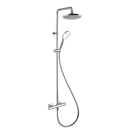 Colonne de douche thermostatique chromé PRIME - Pomme de tête ø 250 mm