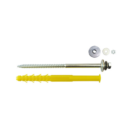 Fixation de support de climatisation d'ITE 18x300mm acier - sachet de 4 unités