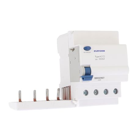 Bloc différentiel 4P RX Protect Eur'Ohm - Type AC - 4x63A/300mA