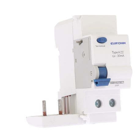 Bloc différentiel 2P RX Protect Eur'Ohm - Type A - 2x63A/30mA