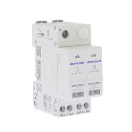 Parafoudre 3P+N T2  RX Protect Eur'Ohm - Imax 40kA - In 20kA - 2 modules