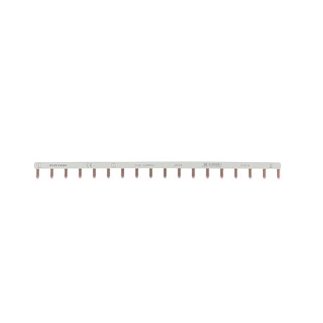 Peigne horizontal 1 pôle RX Protect Eur'Ohm - 18 dents - 63A - Réversible phase/neutre