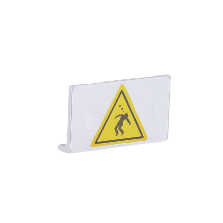 Étiquette de signalisation "homme foudroyé" Eur'Ohm
