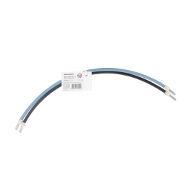 Jeu de 2 bretelles d'alimentation bleu/noir RX Protect Eur'Ohm - Section 16mm² - Longueur 45cm - Avec embouts 18mm
