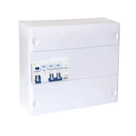 Tableau électrique Green'Ohm PV Eco Eur'Ohm - 1Rx13M - 3 à 4KW - IP20 - Blanc - Sans câblage