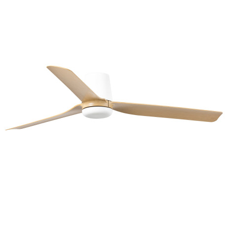 Ventilateur de plafond blanc/érable PUNT TUB M