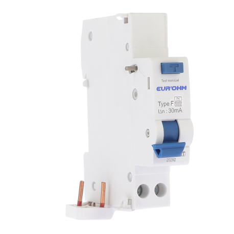 Bloc différentiel 1P+N RX Protect Eur'Ohm - Type F - 40A/30mA