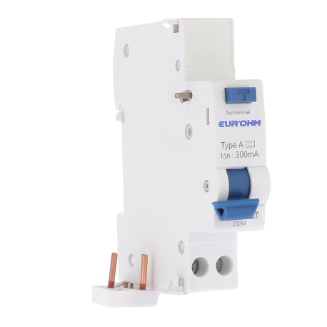 Bloc différentiel 1P+N RX Protect Eur'Ohm - Type A - 40A/300mA