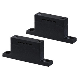 Kit de 2 supports droits de sangle pour système ULine Paulmann - Noir