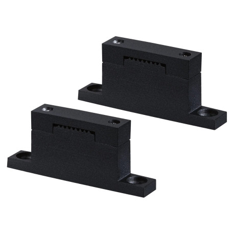 Kit de 2 supports droits de sangle pour système ULine Paulmann - Noir