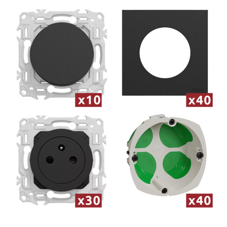 Probox appareillage Odace 2025 - Schneider Electric - Noire