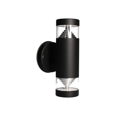 Applique bidirectionnelle LED 9 W 3000 K 1000 lm Noire