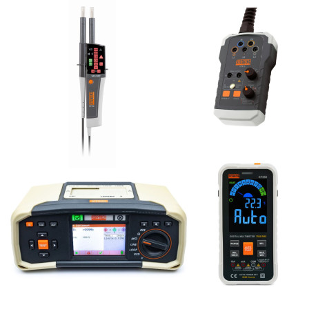 Kit de qualification IRVE complet avec testeurs et adaptateur