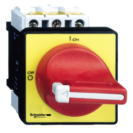 Interrupteur sectionneur - 3P - 32A - 690V - Poignée rouge cadenassable