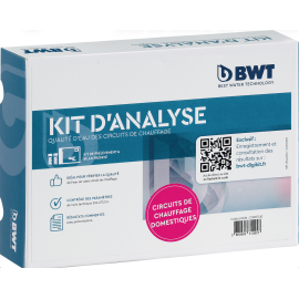 Kit d'analyse SoluTECH - Pour circuit de chauffage - Prélèvement et bilan pour installation domestique