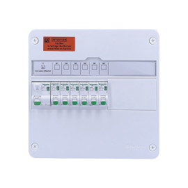 Tableau électrique pré-équipé Resi9 XE - 1 rangée - 1ID - 63A - 6 disjoncteurs - 13 modules