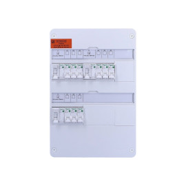 Tableau électrique pré-équipé Resi9 XP - 2 rangées - 3ID - 40A - 9 disjoncteurs - 13 modules