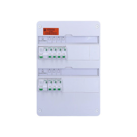 Tableau électrique pré-équipé Resi9 XE - 2 rangées - 2ID - 40A - 7 disjoncteurs - 13 modules