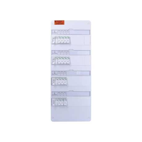 Tableau électrique pré-équipé Resi9 XP - 4 rangées - 4ID - 40A - 14 disjoncteurs - 13 modules