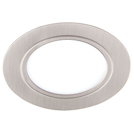 Kit de 4 spots LED prêts à poser - fixes - encastrés - pour meuble - Ø65mm CCT IP44