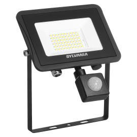 Projecteur LED extérieur START Flood 43W 5000lm 3000K Noir - Avec détecteur mouvement et luminosité