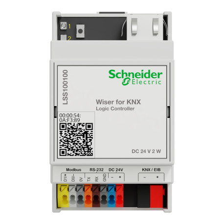 Contrôleur logique multi-protocole Wiser for KNX - Modbus avec serveur Web