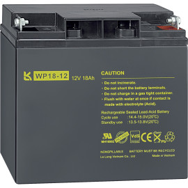 Batterie accumulateur au plomb gel KNX 12V 18Ah