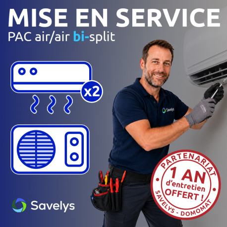 Mise en service bi-splits PAC AIR/AIR Savelys