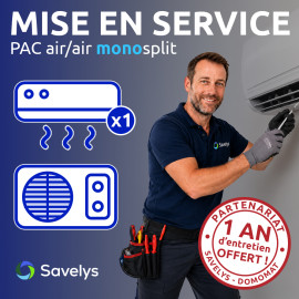 Mise en service mono-split PAC AIR/AIR mono-split Savelys