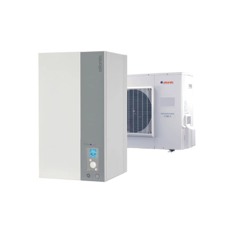Pompe à chaleur Alféa Excellia A.I. 14 R410A Atlantic - Chauffage seul - Air/Eau - Triphasée 13kW (CERFA) - Avec Mise en Service