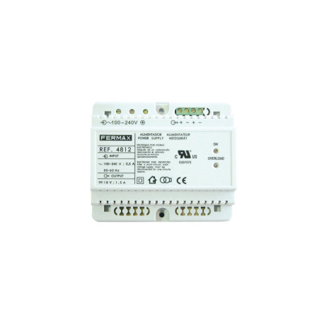ALIMENTATION VIDÉO 18Vdc/1,5A - FERMAX